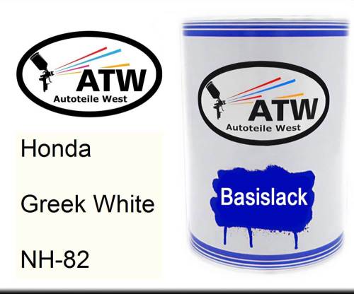 Honda, Greek White, NH-82: 500ml Lackdose, von ATW Autoteile West.